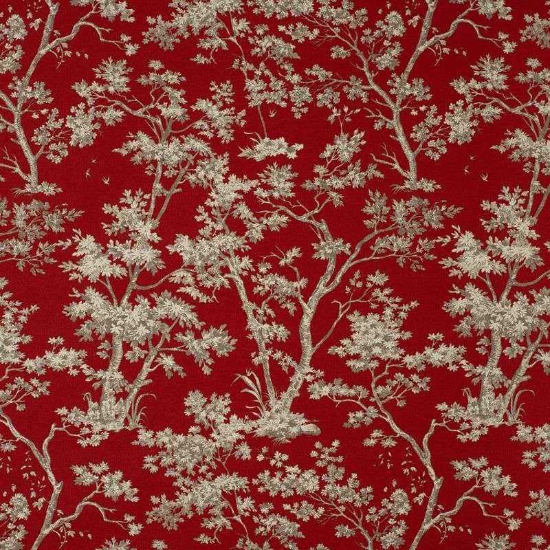 Fontainebleau Fabric Arbre Reina Lin FONT81758101 or FONT 8175 81 01 By Casadeco