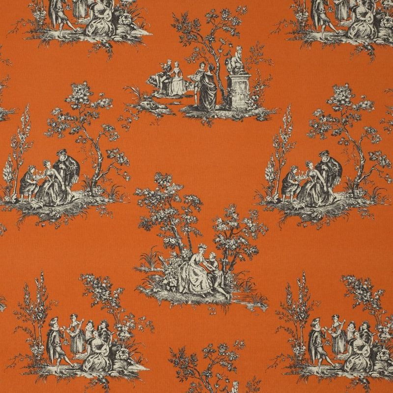 Fontainebleau Fabric Scene Reina Lin FONT81733109 or FONT 8173 31 09 By Casadeco