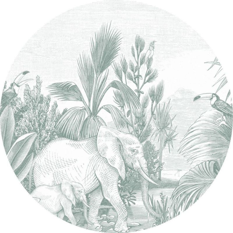 Forest Friends Wall Wonders Self Adhesive Round Sticker 157-159 087 or 157159087 By Esta For Today I