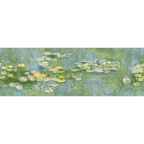 French Impressionist Wallpaper Water Lilies Mural FI71800M By Wallquest Ecochic For Today Interiors