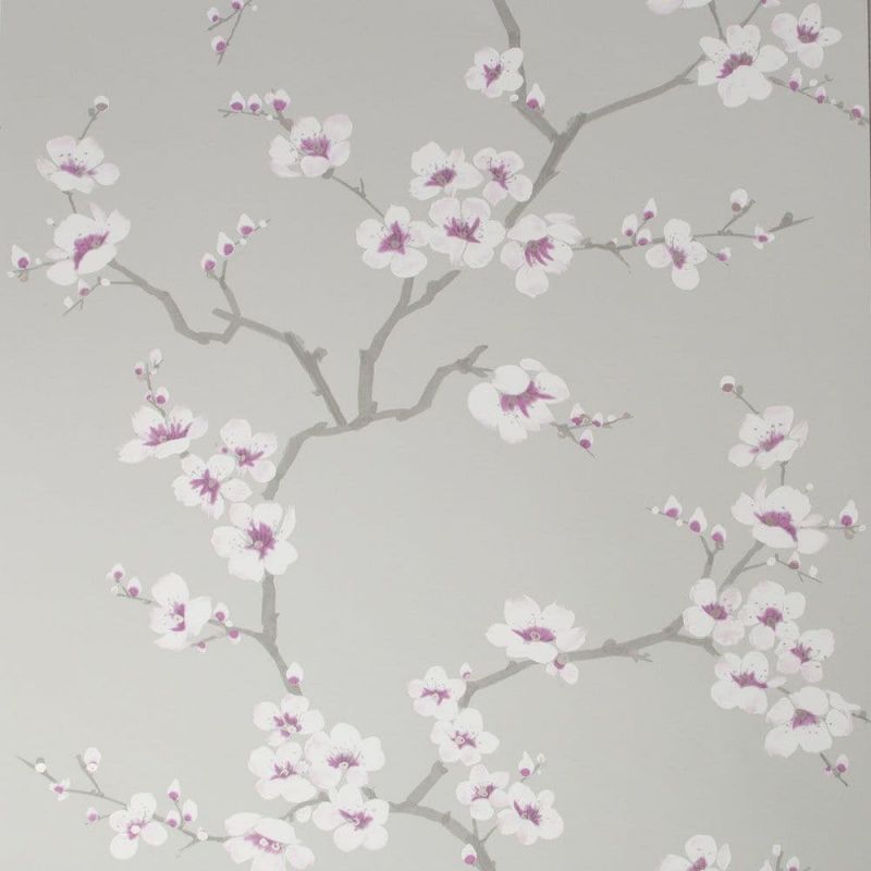 Fresca Apple Blossom Grey Wallpaper 51-057 By Fresco Graham & Brown