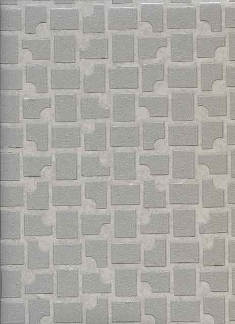 Fusion Matrix Silver Wallpaper 1924/909 By Prestigious Wallcoverings