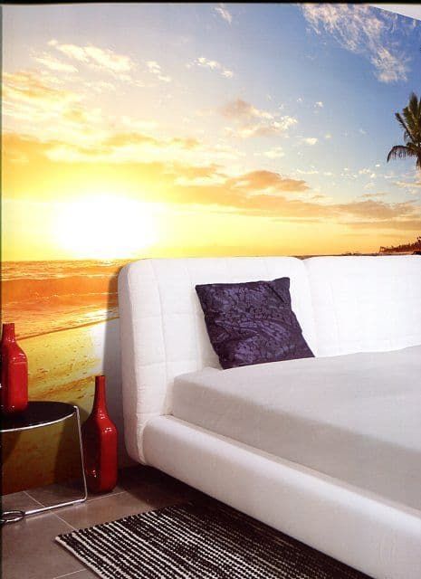 Global Fusion Wallpaper Mural Tropical Sunset G45271 By Galerie