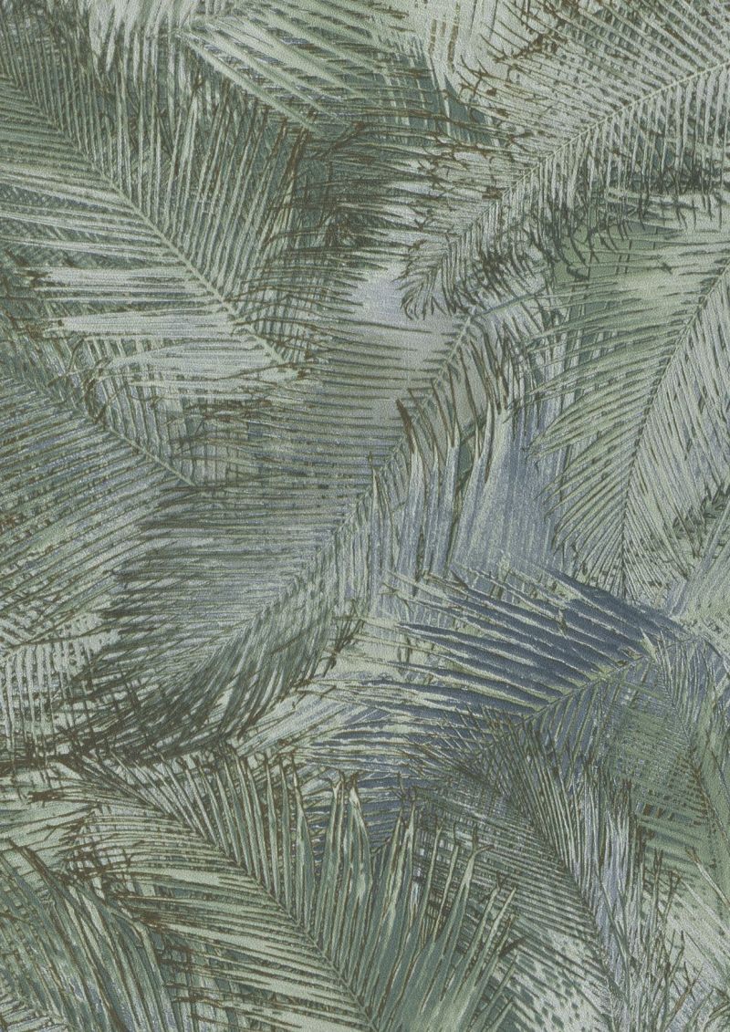 Grand Safari Wallpaper Greenery 220561 By BN Wallcoverings For Tektura