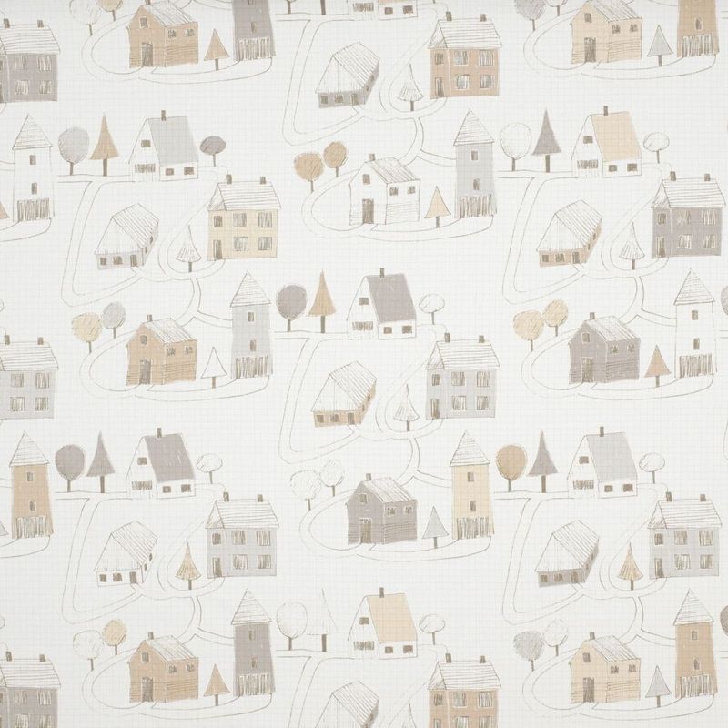 Happy Dreams Fabric Small Village HPDM 83251316 HPDM8325 13 16 By Casadeco