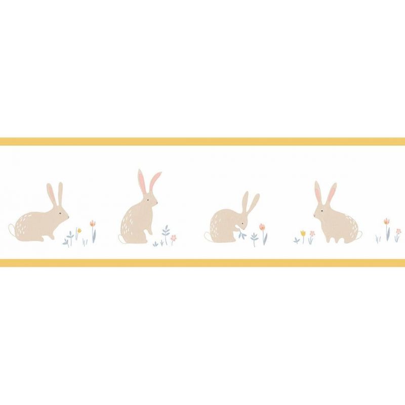 Happy Dreams Wallpaper Border Bunny HPDM 8289 23 39 HPDM82892339 By Casadeco
