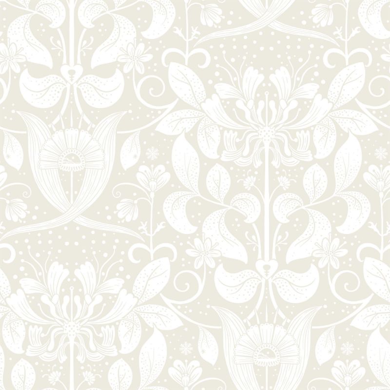 Hjarterum Wallpaper Berit Cream 83130 By Midbec For Galerie
