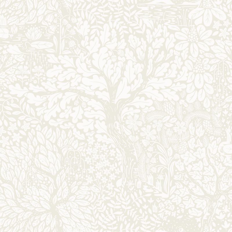 Hjarterum Wallpaper Olle Beige White 83111 By Midbec For Galerie