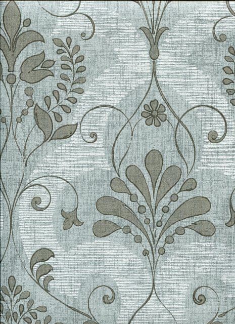 Home Wallpaper Andalusia Damask 2614-21039 By Beacon House For Brewster Fine Decor