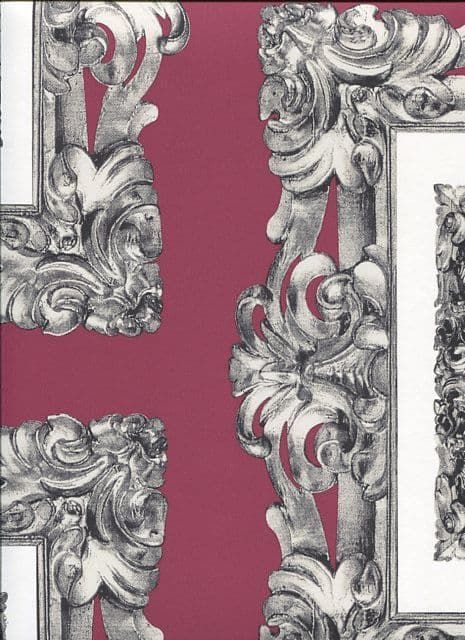 In The Picture Mirror Mirror Mulberry Wallpaper 1957/314 By Prestigious Wallcoverings