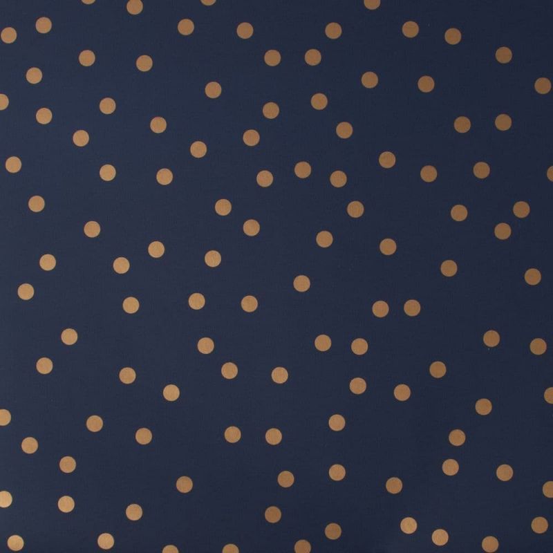 Individual Confetti Navy Copper Wallpaper 108561 By Graham & Brown