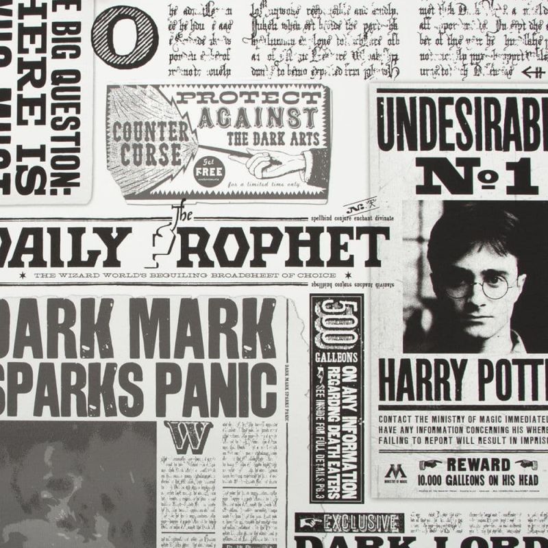 Individual Daily Prophet Harry Potter Wallpaper 108700 By Graham & Brown