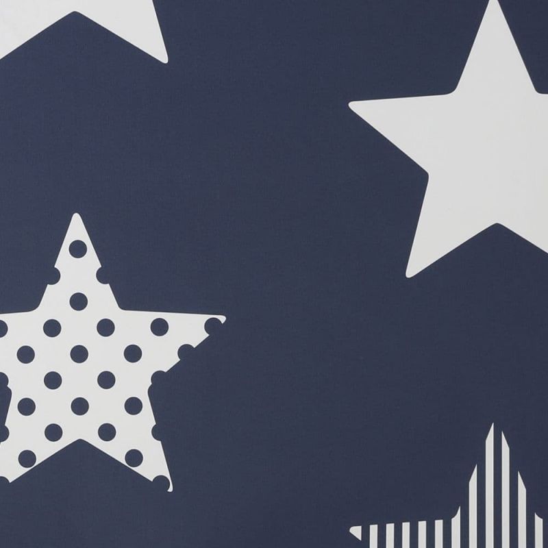 Individual Superstar Navy Wallpaper 108265 By Graham & Brown