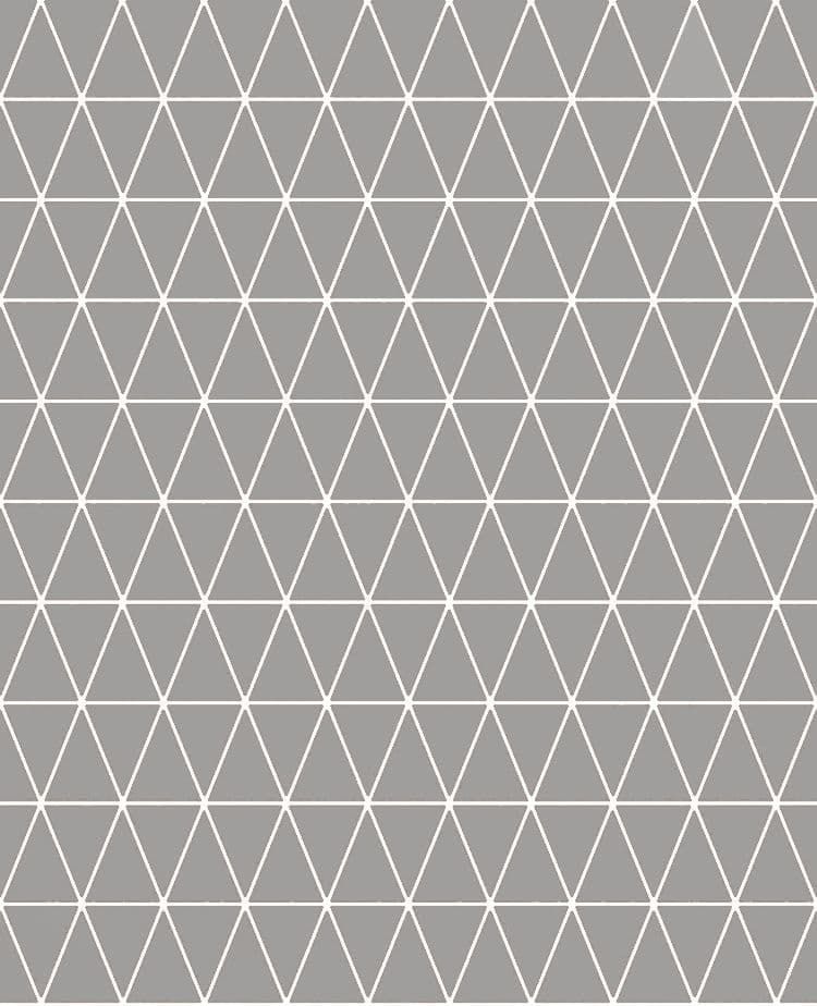 Individual Triangolin Gris Wallpaper 32-830 By Graham & Brown