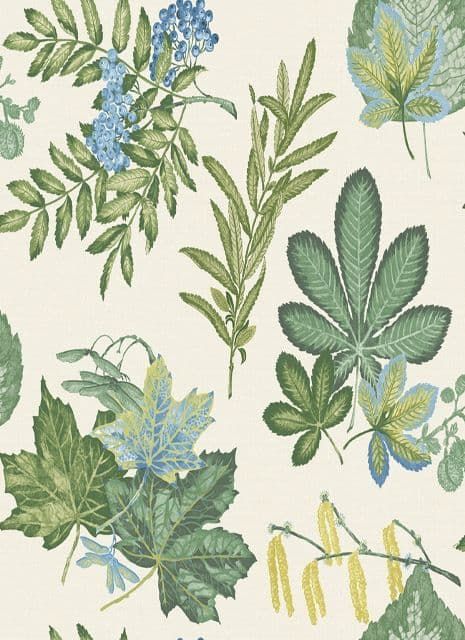 Into The Woods Mulberry Cream Blue Wallpaper 98482 By Holden