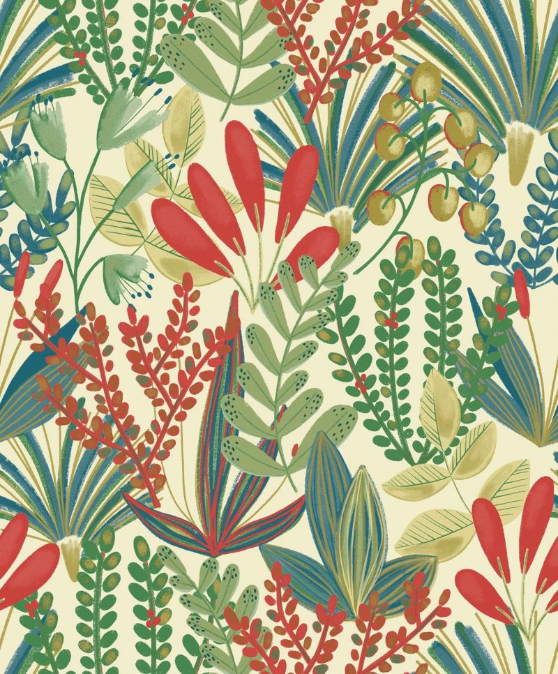 Jungle Fever Wallpaper Early Blossom JF3701 By Grandeco Life