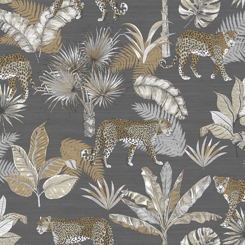 Jungle Fever Wallpaper Leopard JF2103 By Grandeco Life