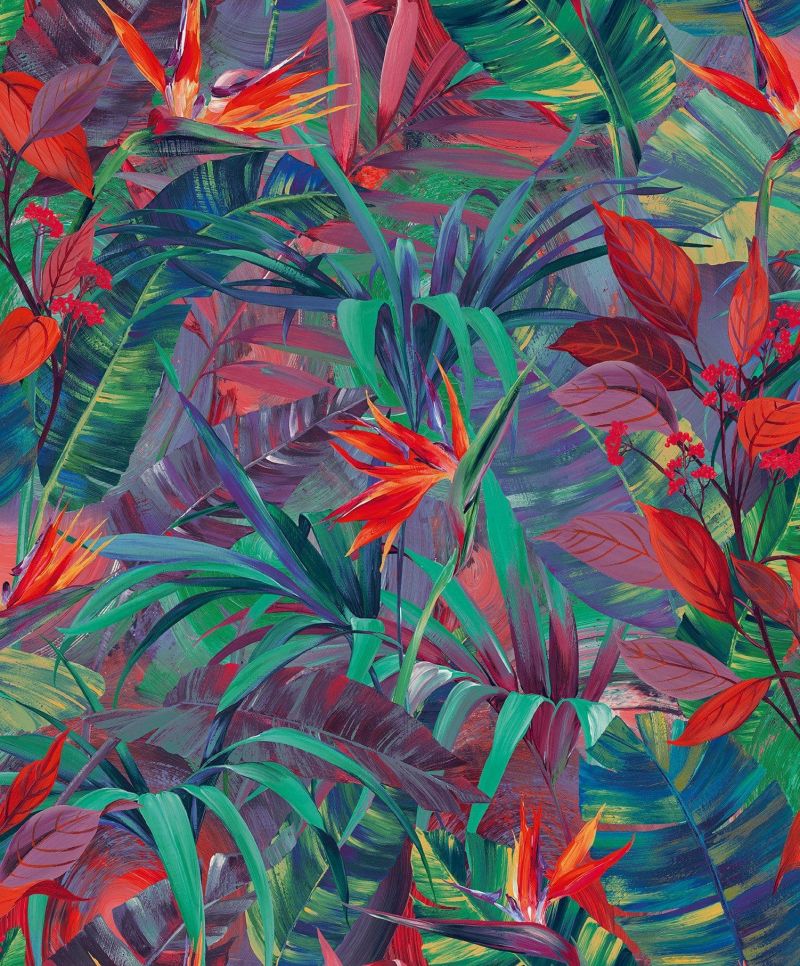 Jungle Fever Wallpaper Paradise Flower JF2301 By Grandeco Life