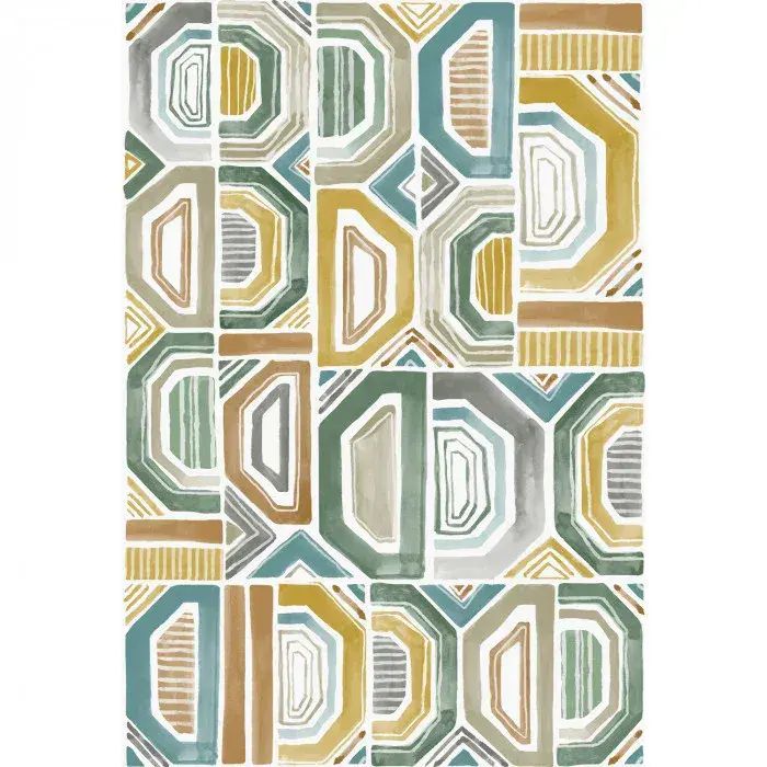 Karabane Wall Panel Bogolan Bleu/Vert 75193988 or 7519 39 88 By Casamance