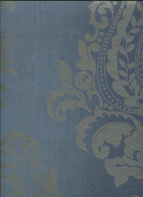 Lipari SketchTwenty3 Wallpaper Jasmin Denim LP00319 By Tim Wilman