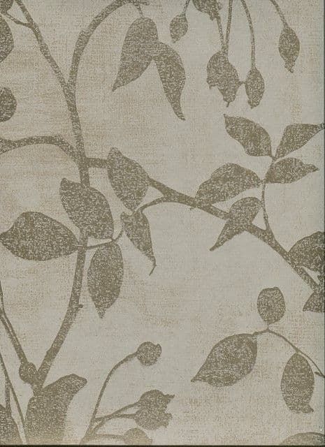 Lipari SketchTwenty3 Wallpaper Leaf Gold LP00338 By Tim Wilman For Blendworth