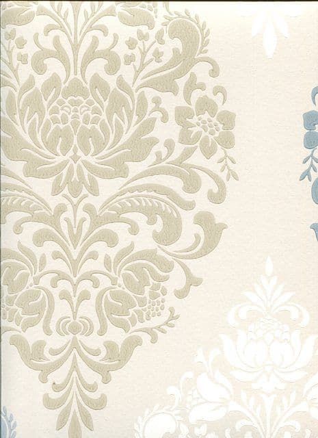 Maison Loriana Porcelain Wallpaper 1612/047 By Prestigious Wallcoverings