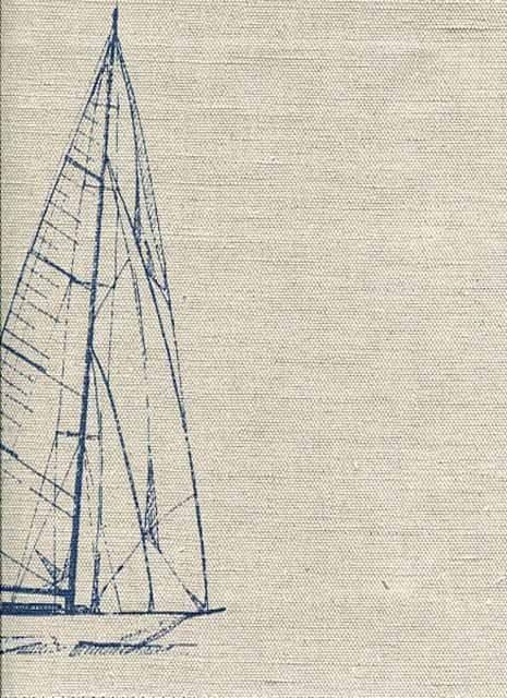 Marina Fabric Bateaux Lin MRN 2518 62 07 MRN25186207 By Casadeco