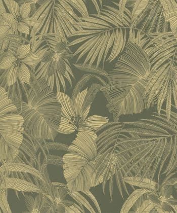 Nomad Wallpaper Joelle Green A51302 By Grandeco Life