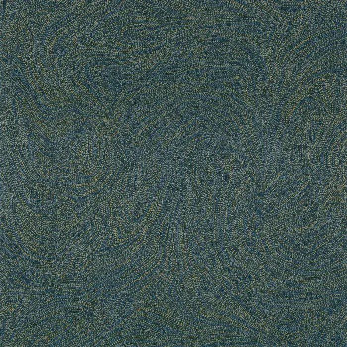 Nuit D'Orient Wallpaper Voie Lactee Marine/Dore 75414180 or 7541 41 80 By Casamance