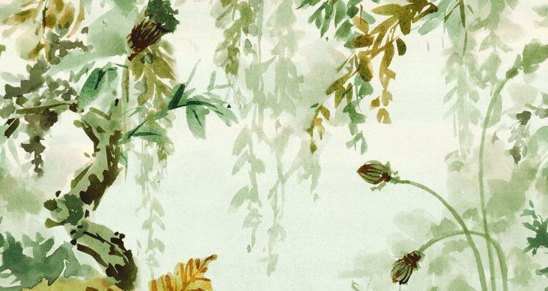One Roll One Motif Wallpaper Mural Naive Jungle A52201 By Grandeco Life