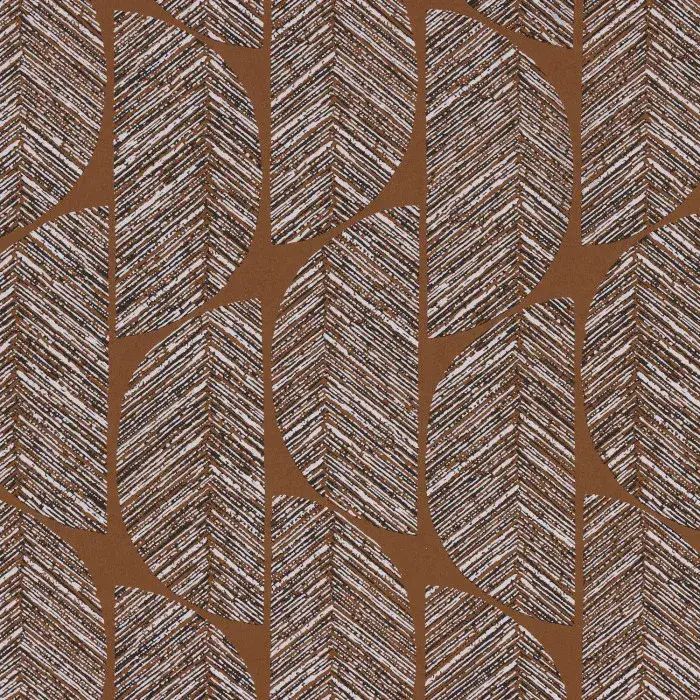 Orphee Wallpaper Abelia Terracotta 74721224 or 7472 12 24 By Casamance