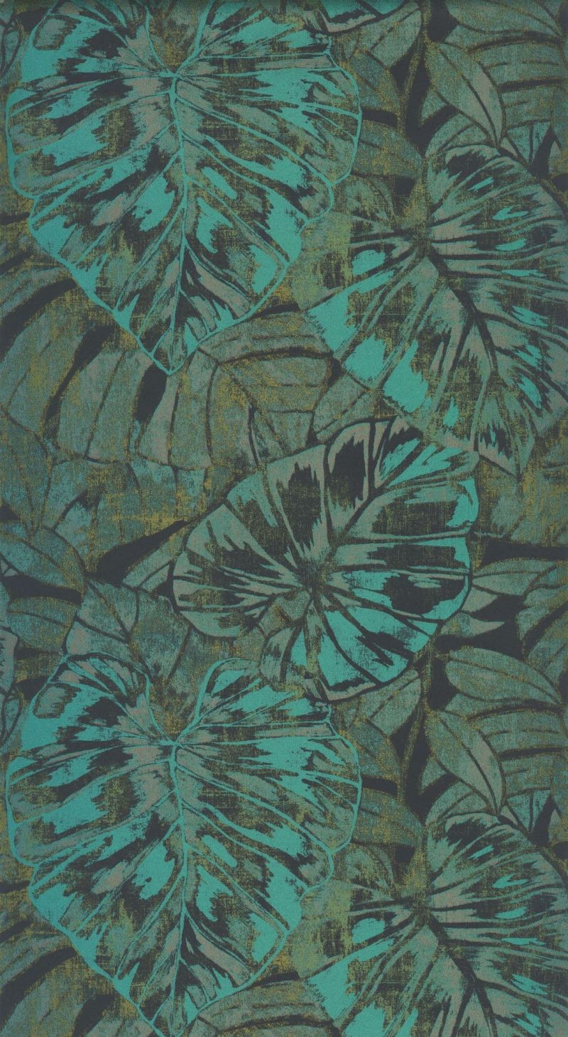 Panama Wallpaper Feuilles PANA 8107 75 09 PANA81077509 By Casadeco