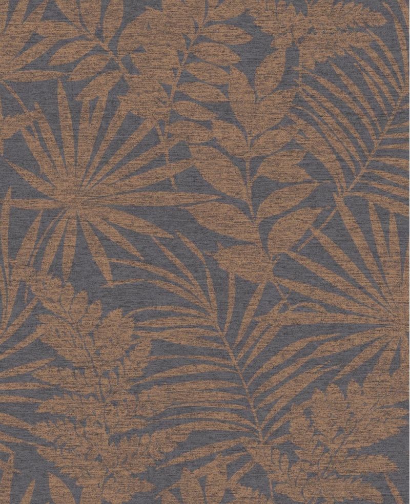 Paradise Fenne Dark Rust-Brown Wallpaper 106980 By Superfresco Easy Graham & Brown