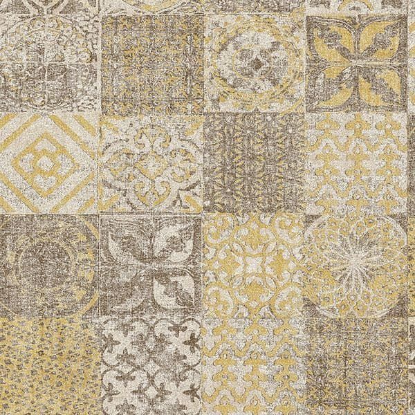 Passenger Wallpaper TP21293 Carpet Mustard By DecoPrint For Galerie