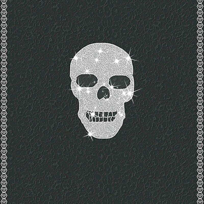 Philipp Plein Wallpaper Mural Panel Crystal Skull Z80080 Zambaiti For Dixons Exclusive