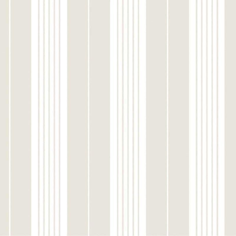 Plains & Stripes Wallpaper Strand Beige 359-02 By Duro For Dixons