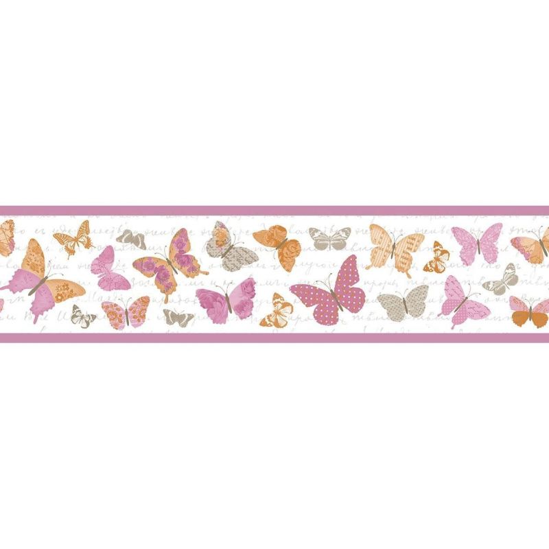 Pretty Lili Border Frises Papillons PRLI 6911 40 30 PRLI69114030 By Caselio