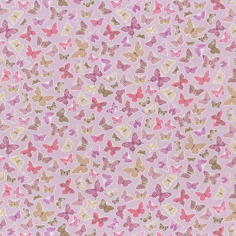 Pretty Lili Fabric Tissus Papillons PRLI 6928 40 50 PRLI69284050 By Caselio