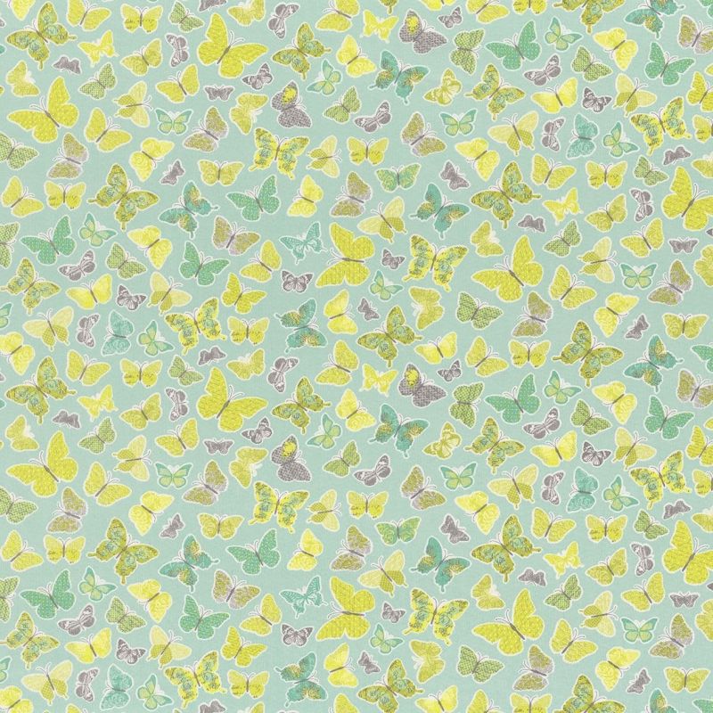 Pretty Lili Fabric Tissus Papillons PRLI 6928 70 07 PRLI69287007 By Caselio