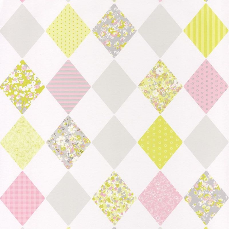 Pretty Lili Wallpaper losange PRLI 6916 70 70 PRLI69167070 By Caselio