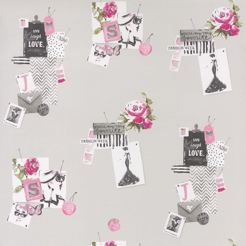 Pretty Lili Wallpaper Madame PRLI 6915 40 07 PRLI69154007 By Caselio