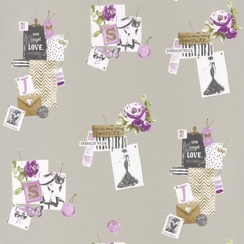 Pretty Lili Wallpaper Madame PRLI 6915 50 06 PRLI69155006 By Caselio