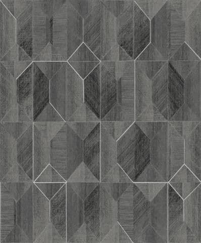 Prisma Wallpaper Marquetry Iron PRI005 or PRI 005  By Khroma Masureel