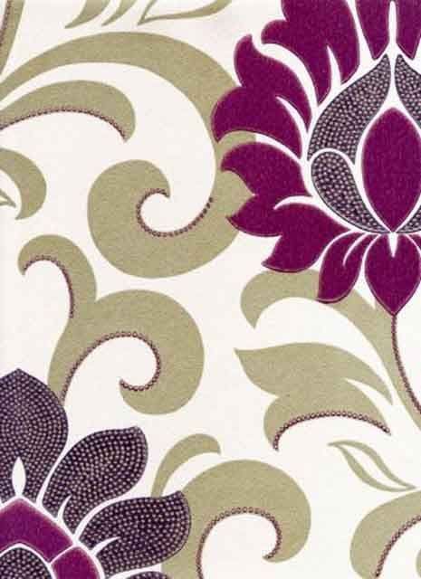 Reflections Divine Lavender Wallpaper 1912/805 By Prestigious Textiles