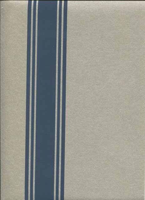 Regency SketchTwenty3 Wallpaper Royal Stripe Blue PV00242 By Tim Wilman For Blendworth