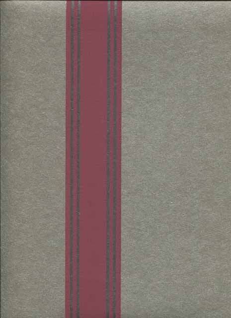 Regency SketchTwenty3 Wallpaper Royal Stripe Wine PV00217 By Tim Wilman For Blendworth