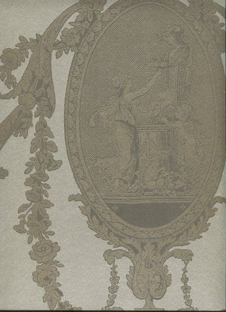 Regency SketchTwenty3 Wallpaper Toile Bronze PV00204 By Tim Wilman For Blendworth