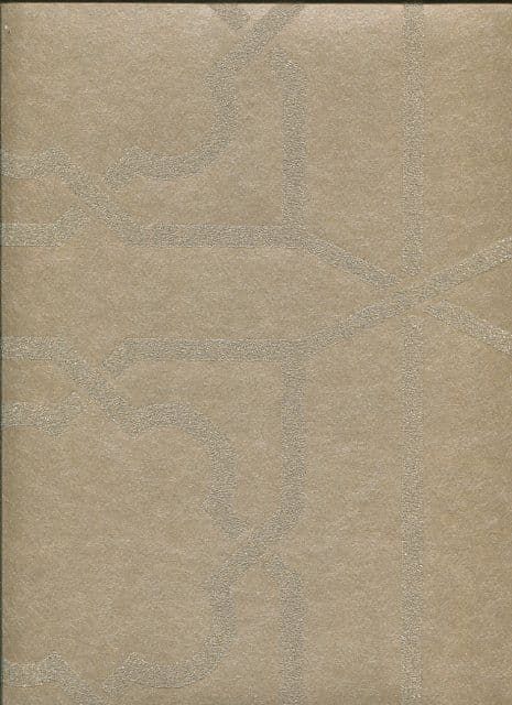 Regency SketchTwenty3 Wallpaper Trellis Gold Beads PV00238 By Tim Wilman For Blendworth