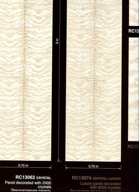 Roberto Cavalli Home No.2 Wall Panel Unito Tigre RC13062 Crystal By Emiliana For Colemans