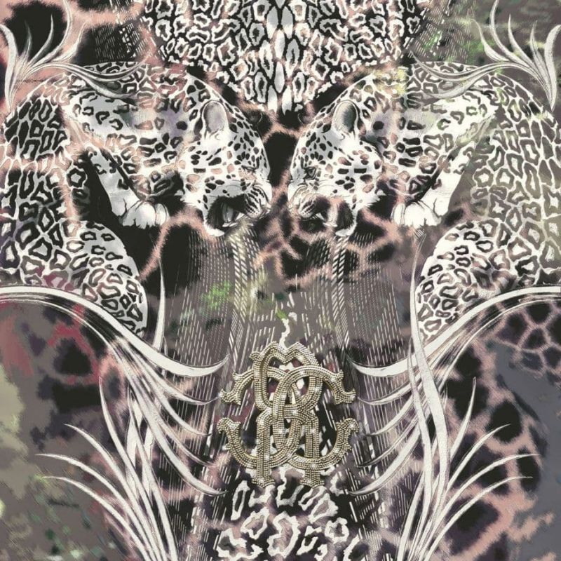 Roberto Cavalli Home No.3 Decorative Wall Panel Fusion RC14138 By Emiliana For Colemans